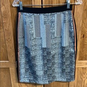 Classified Lily Black Pattern Skirt-XS